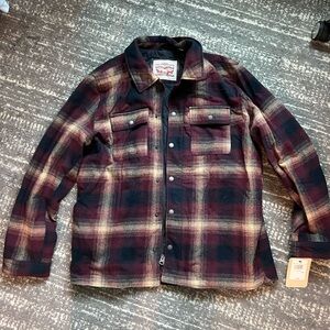 Levi’s Plaid Jacket with Quilted Lining
